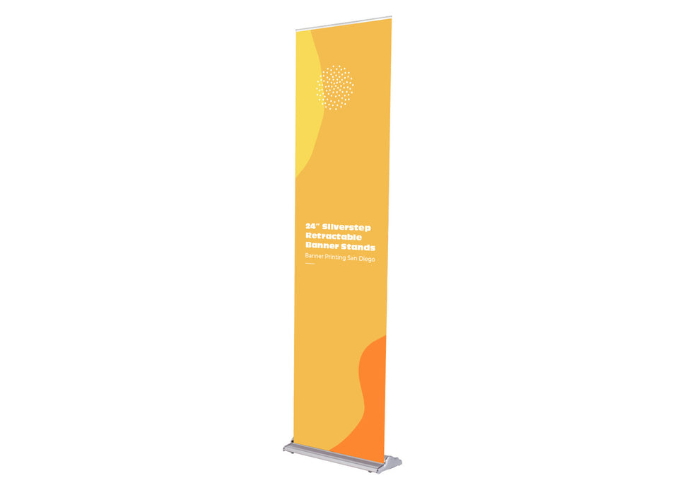 Buy 24” Silverstep Retractable Banner Stands