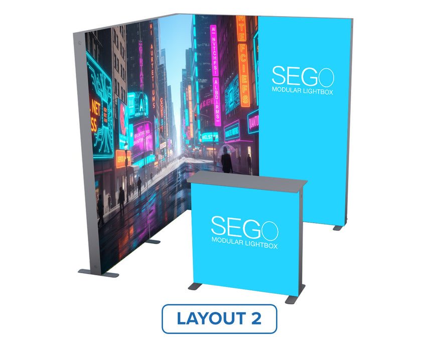 SEGO Modular Lightbox Display, Configuration K